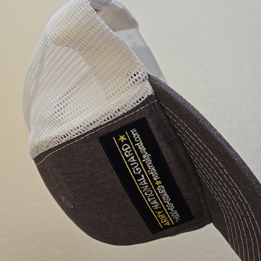 Army National guard snap back trucker hat